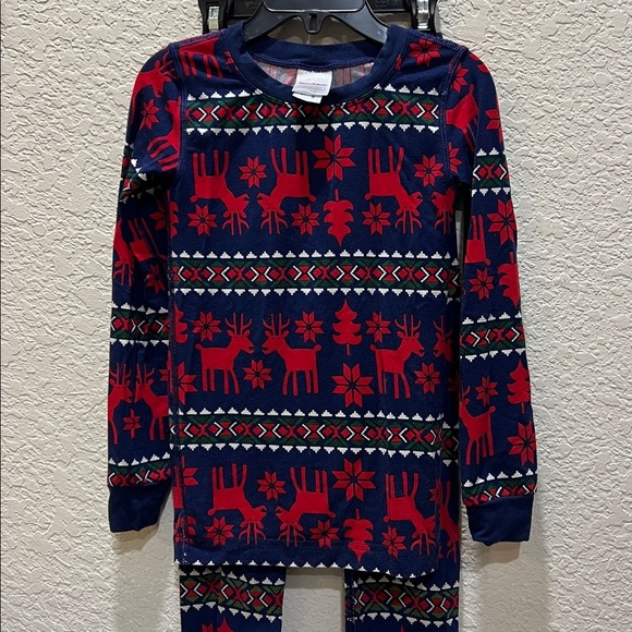 BOGO Hanna Andersson Holliday Hannasoft pajama set size 5  UNISEX - Picture 2 of 7